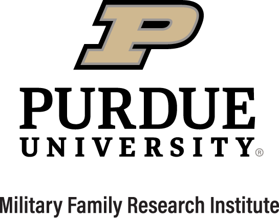 purdue university logo, military family research institute